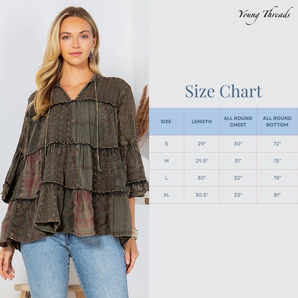 Artistic Fusion: Overdyed Jhabla Top With Emb