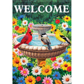 FlagTrends by Carson - "Bright Birdbath" Dura Soft™ Garden Flag
