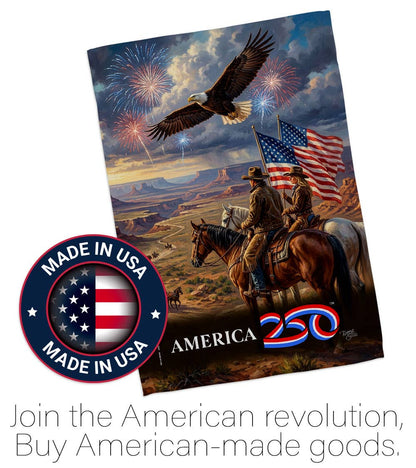 Two Group Flag Co - America 250 Flag Frontier Spirit USA 250th Home Decor