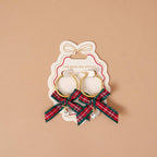 The Darling Effect - Signature Hoop Earrings-Dressed in Plaid