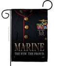 Dress Blue Marine Armed Forces Military Corps Decor Flag
