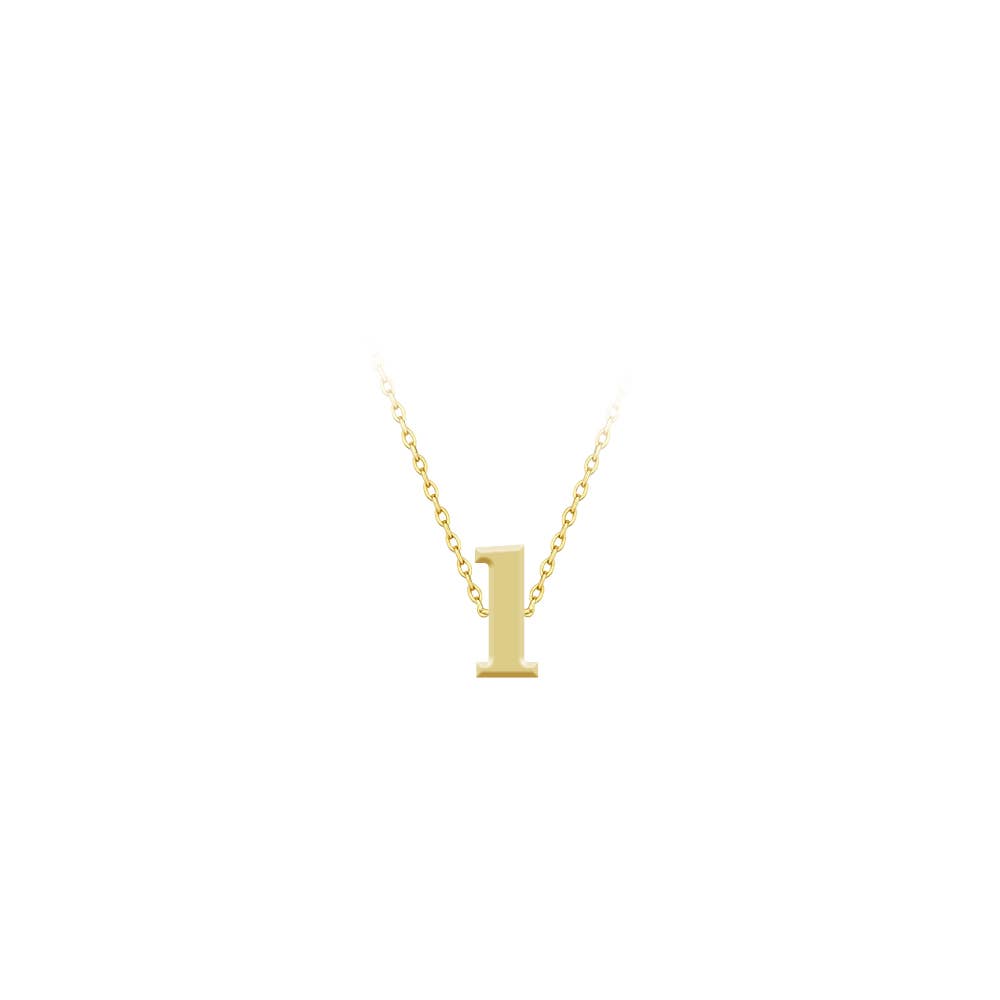 Maya J - Lower Case Mini Initial Necklaces