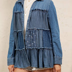 Young Threads - Limited Edition Sweater Knit Jhabla Top with Graceful Tiers