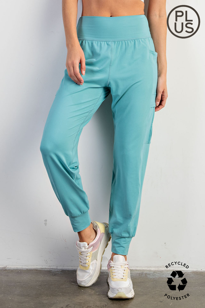 Rae Mode - PLUS SIZE BUTTER JOGGER WITH SIDE POCKETS
