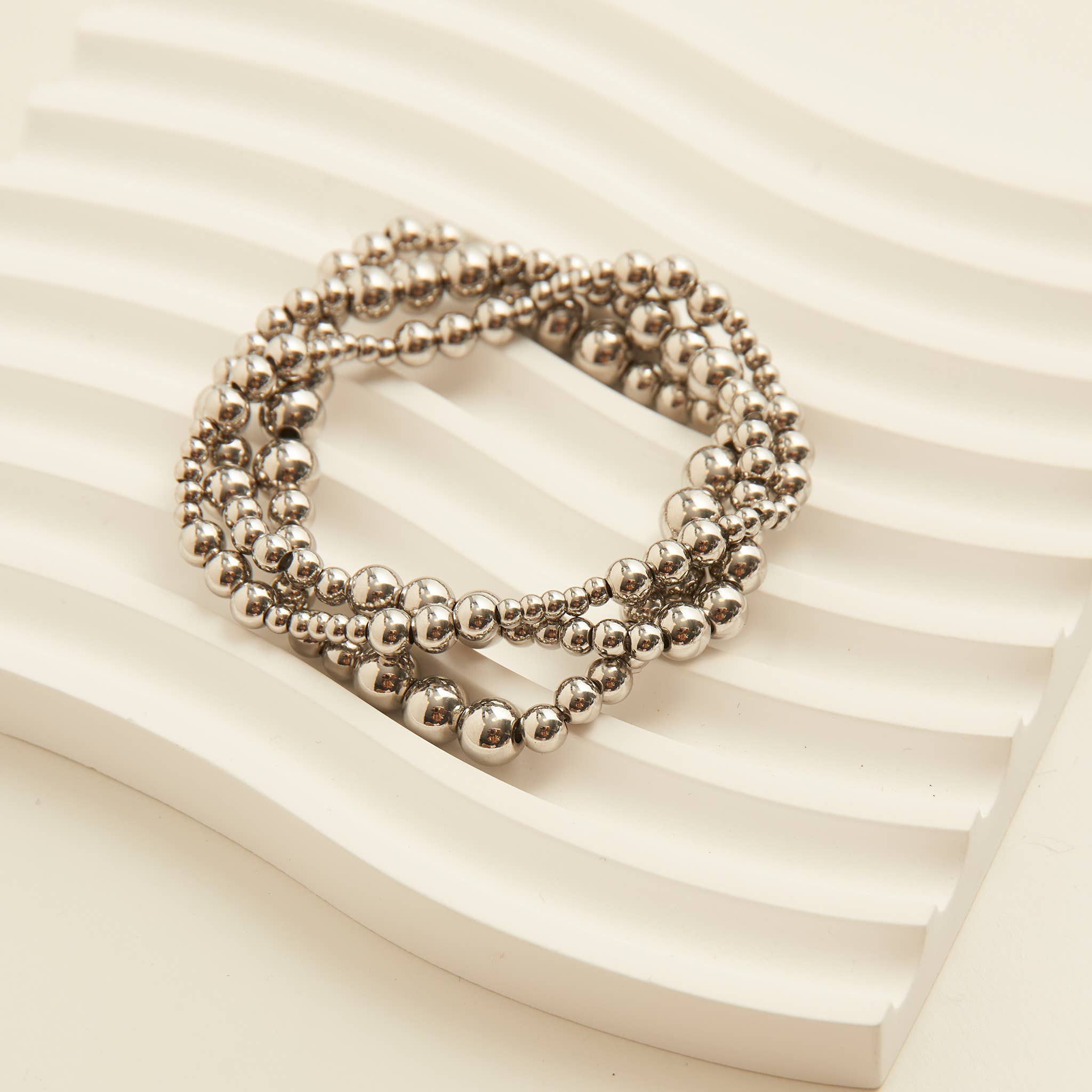 Howard's - Narelle Waterproof Stretch Graduated Ball Bracelet Set