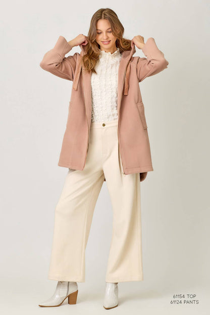 Helen Hoodie Zip-Up Coat