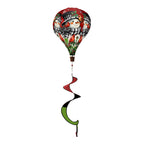 Briarwood Lane - Snowman With Cardinals Hot Air Balloon Spinner