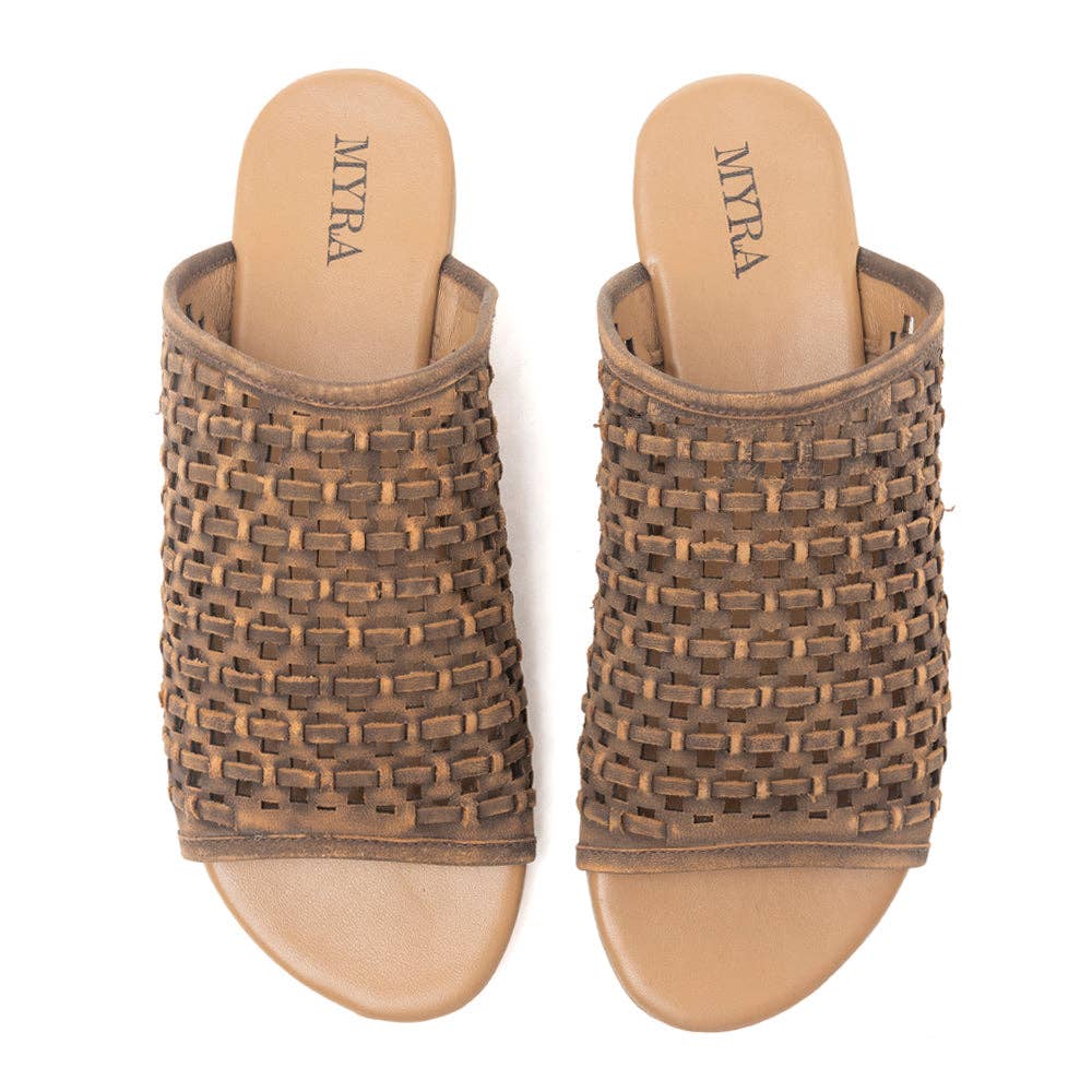 Myra Bag - Dawnlace Desert Curve Sandals in Dusty Beige