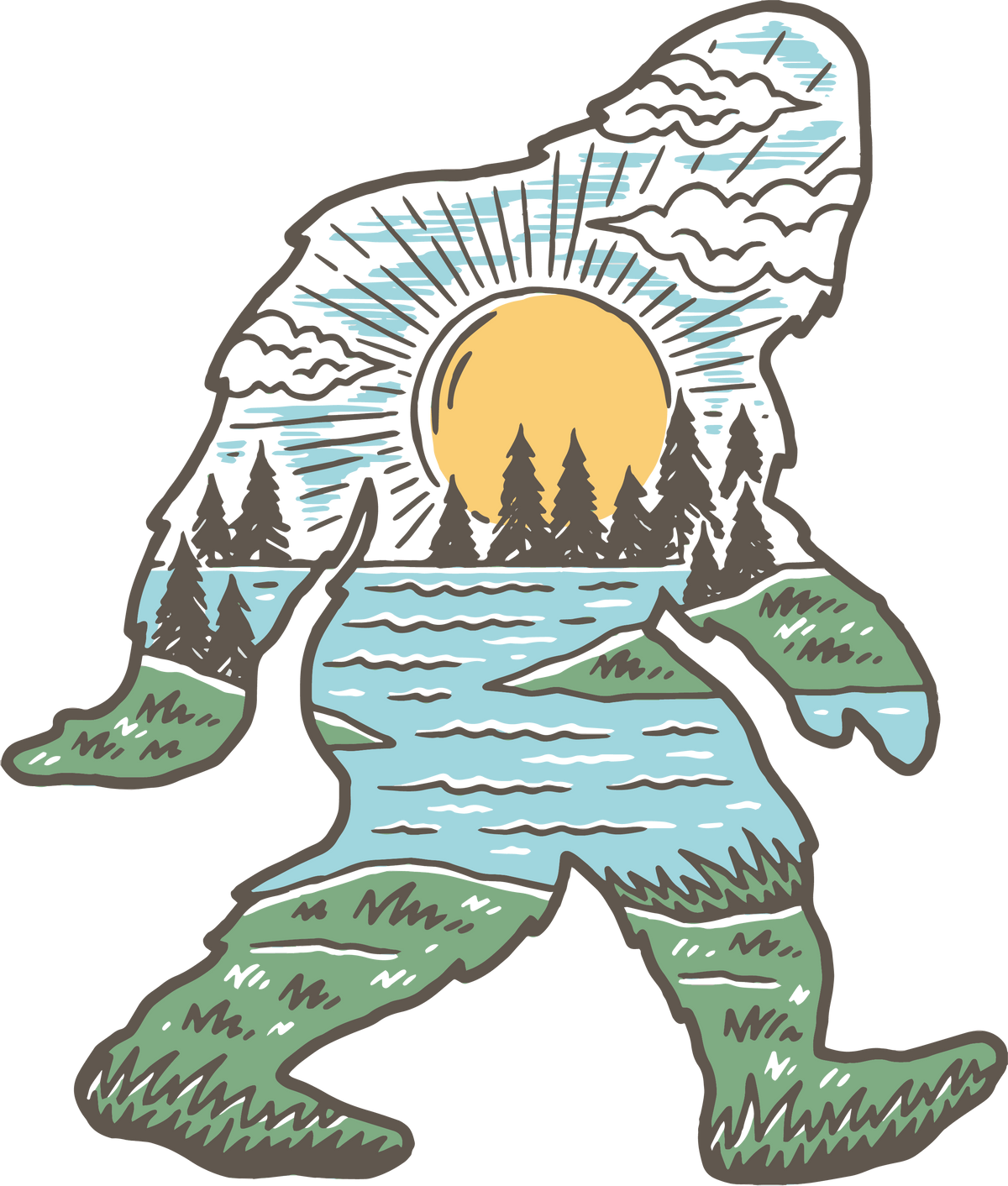 Direction Apparel - Sasquatch Day Scout Tee