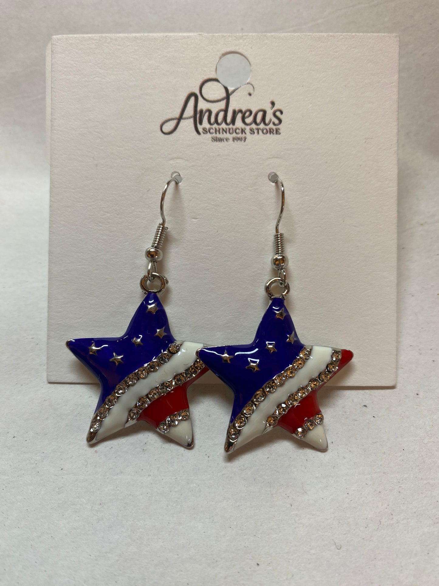 Patriotic Star Earrings