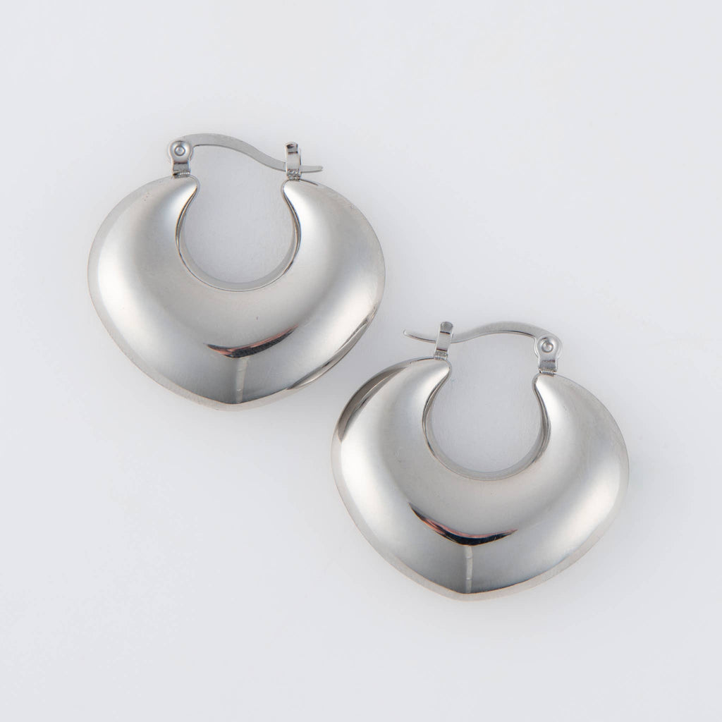 Howard's - Narelle Waterproof Round Geo Hoop Earrings