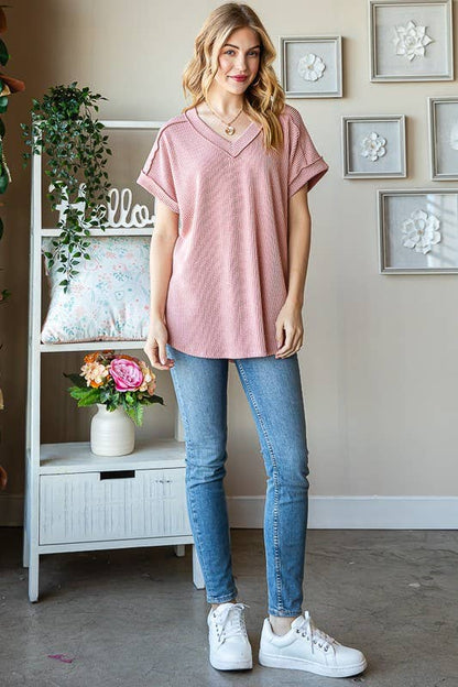HEIMISH - ET7484-10 SOLID URBAN RIBBED TOP