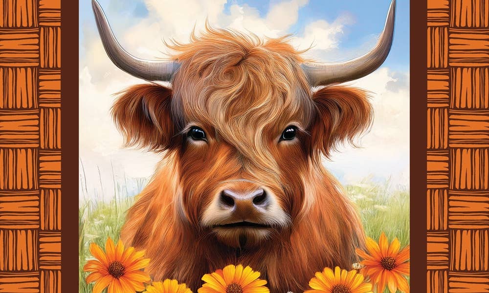 Mat-Highland Cow