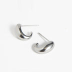 Howard's - Waterproof Earrings Half Loop Hoop in Gold & Stainless Steel
