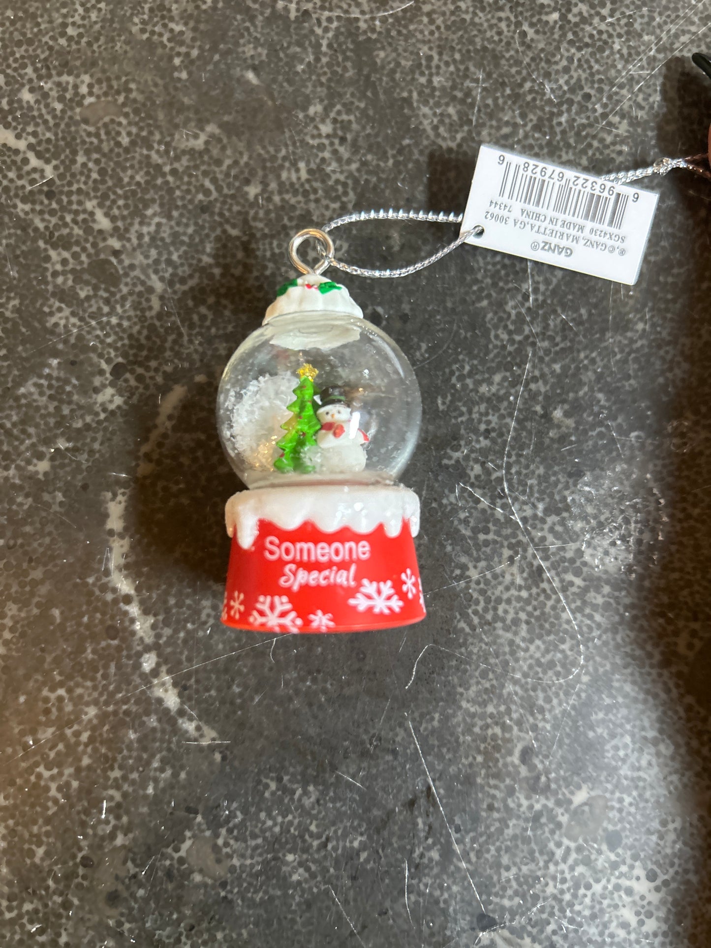 Someone Special Christmas Snow Globe Ornament