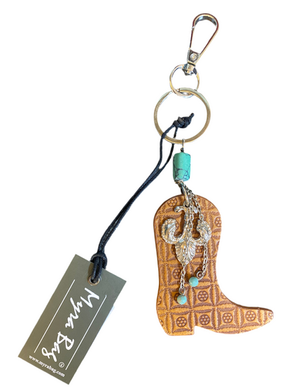 Hair-on Hide Key Fob