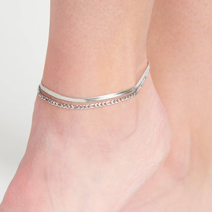 Howard's - Narelle Waterproof Multi Row Snake Chain Anklet