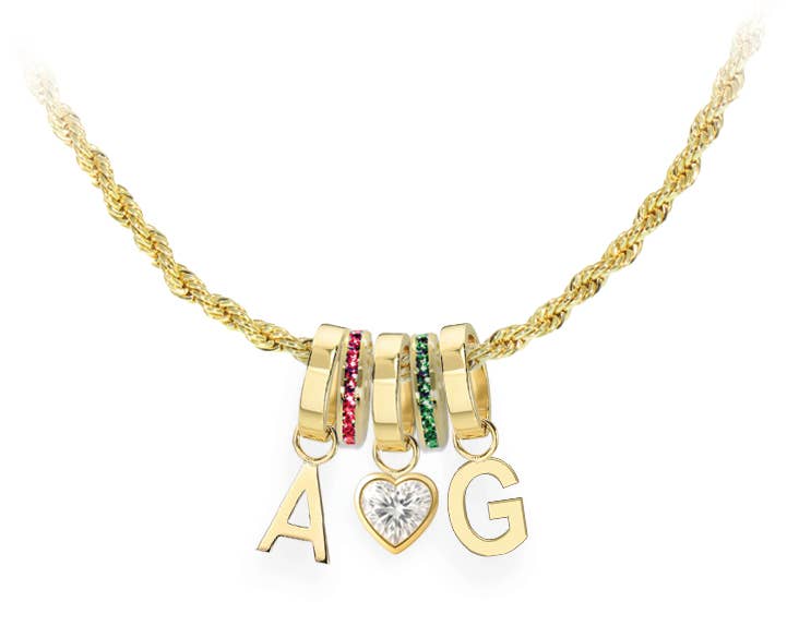 Maya J - Mini Drops of Charm - 14K Gold-Plated Brass