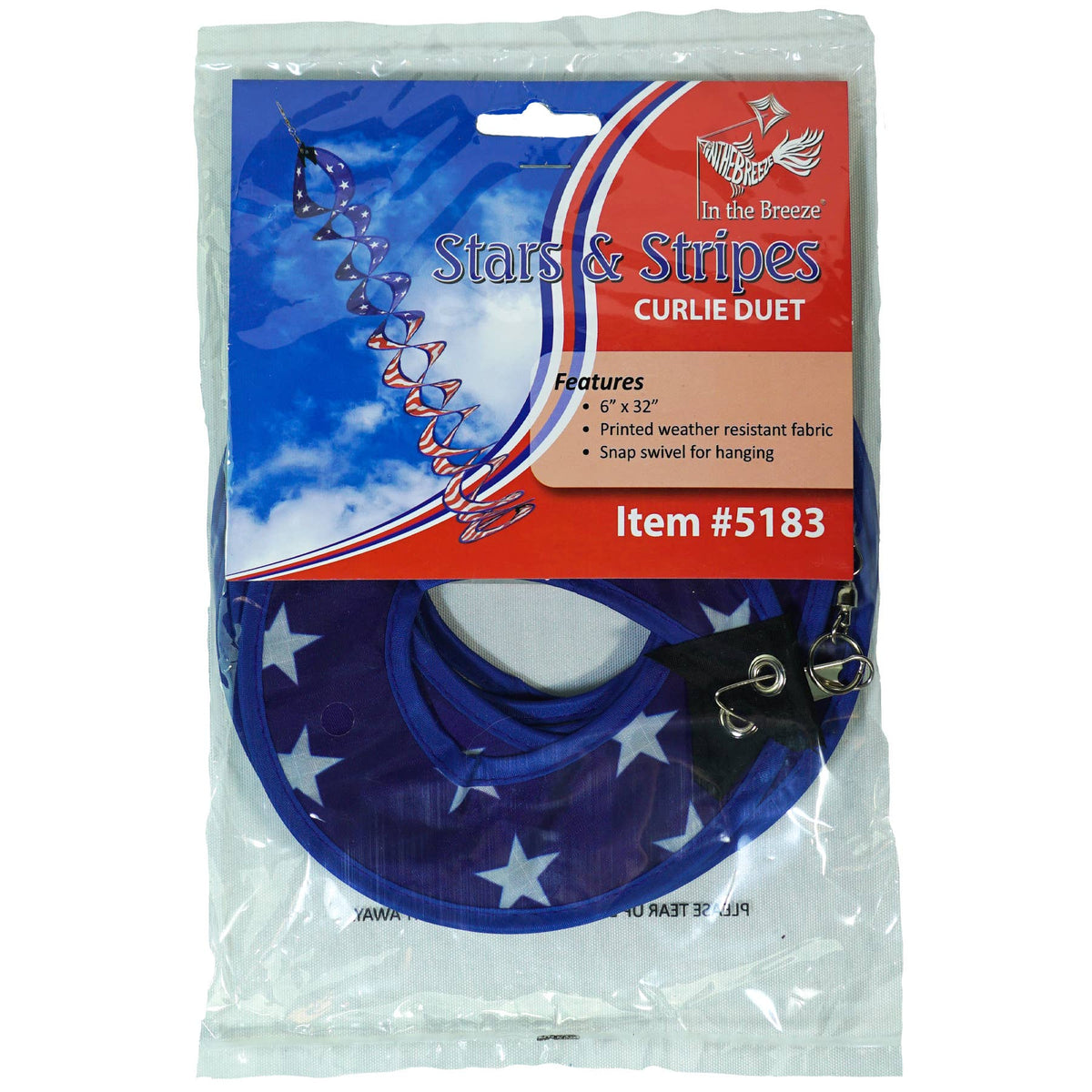 32" Stars & Stripes Curlie Duet