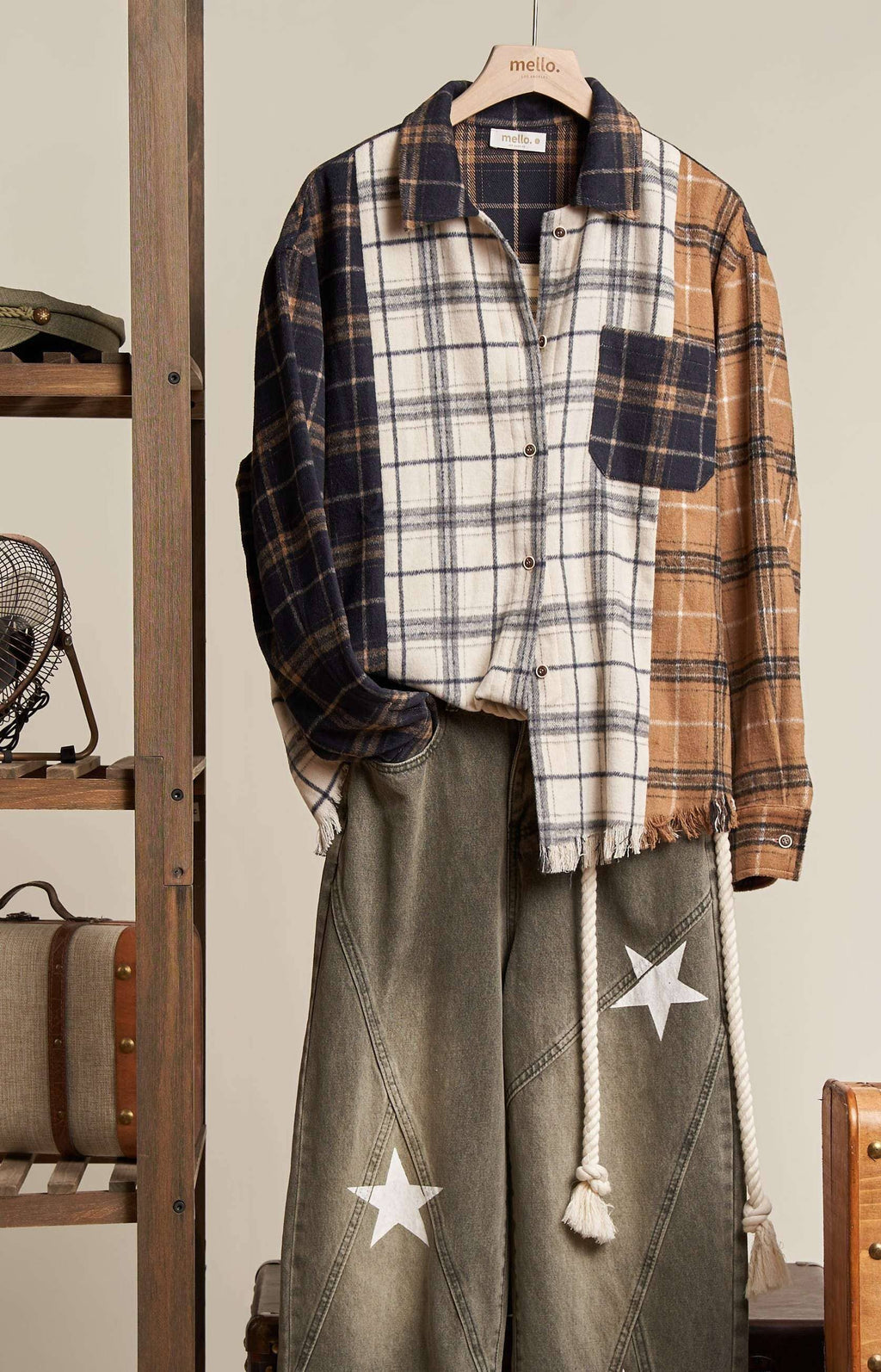 Ashley Plaid Oversize Shacket