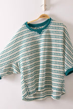 Emmie Textured Stripe Knit Top