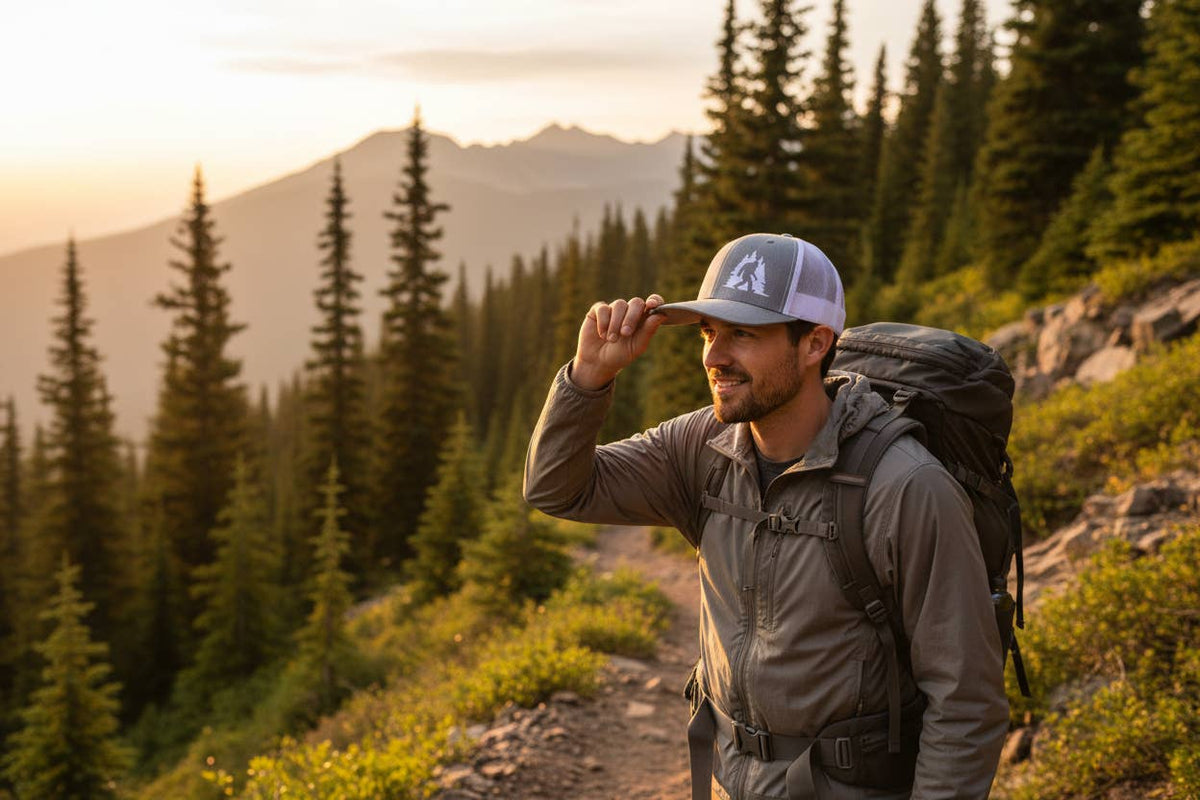 Direction Apparel - Sasquatch in Trees | Curved Bill Trucker