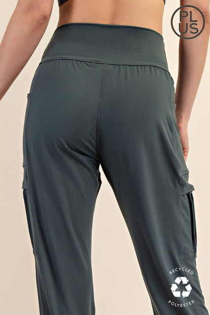 Rae Mode - PLUS SIZE BUTTER JOGGER WITH SIDE POCKETS