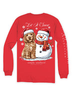 simply southern - Goldendoodle Snowman Long Sleeve T-Shirt