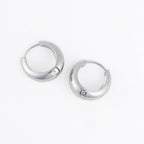Howard's - Waterproof Earrings Graduated Hoop in Gold & Steel Narelle