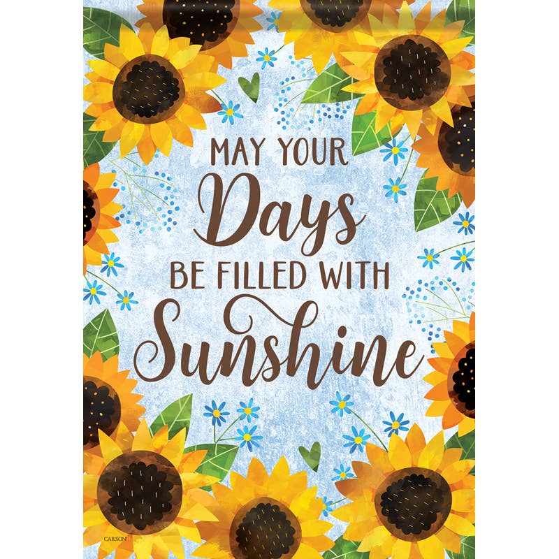 FlagTrends by Carson - "Days Sunshine" Dura Soft™ Garden Flag