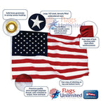 Flags Unlimited - American Flag Nylon Made in the USA