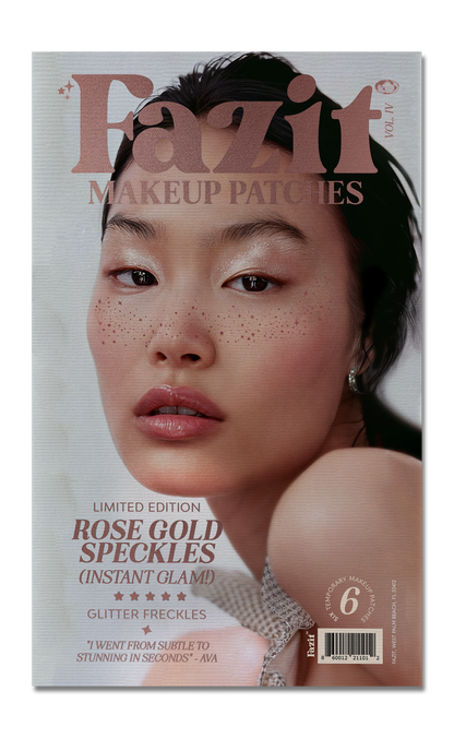 Fazit - Rose Gold Stardust Speckles Makeup Patches
