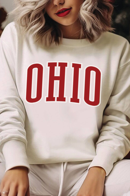 OHIO PUFF GRAPHIC BRUSHED SWEATSHIRTS