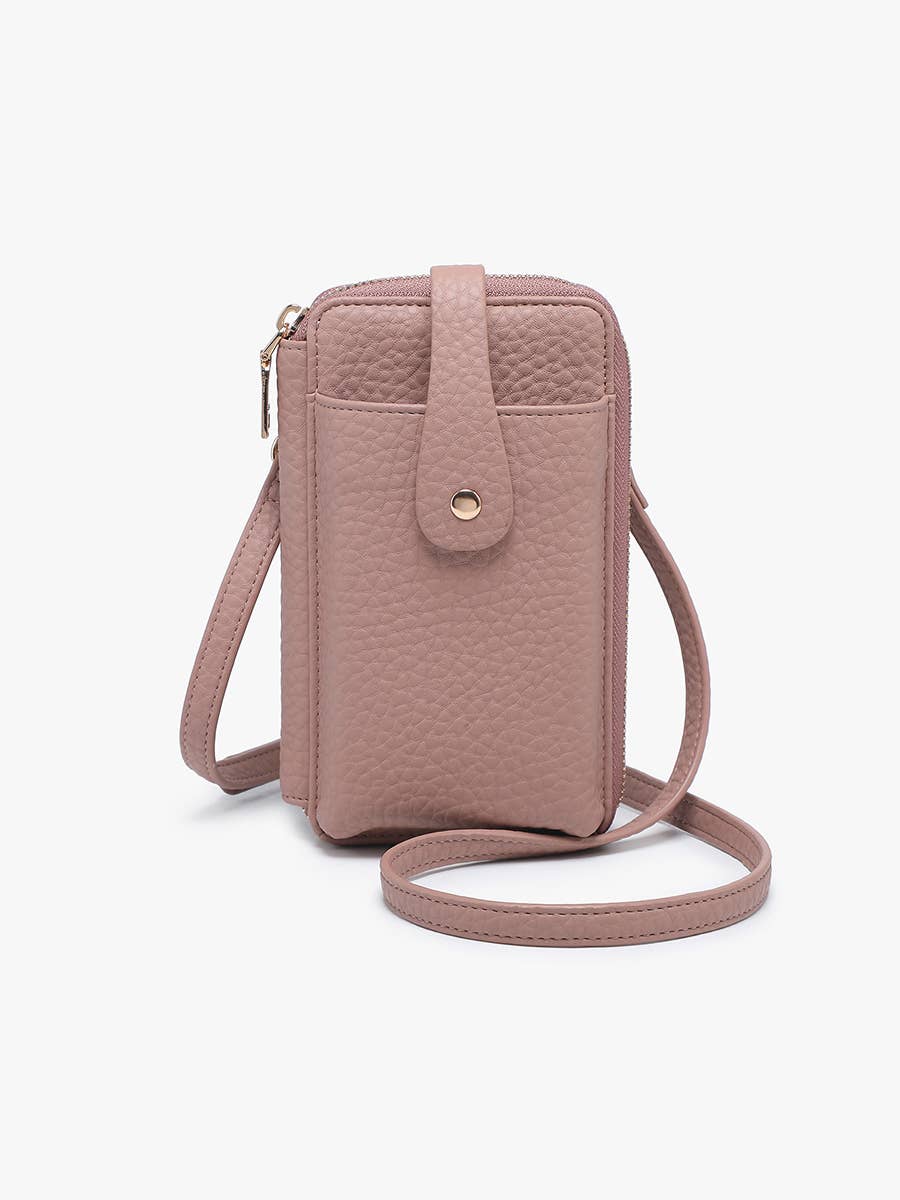 Isla Wallet Crossbody w/ Card Holders & Snap Closure Jen & Co.