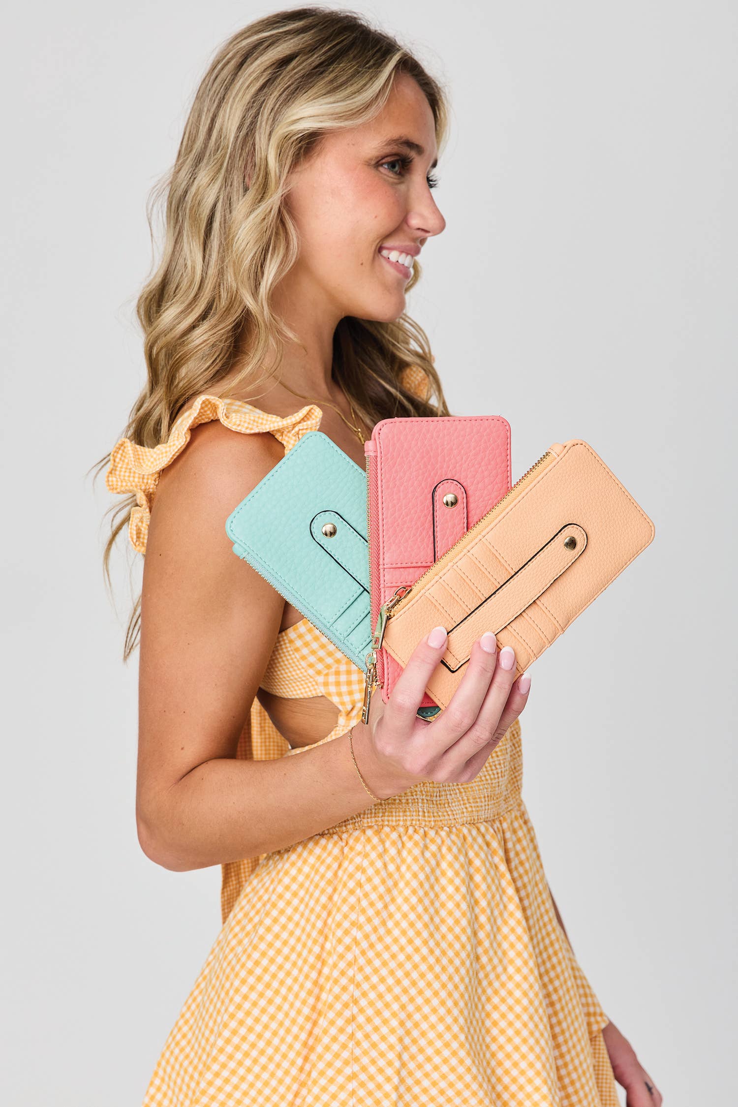 Jen & Co. - WL1889 Saige Slim Card Holder Women's Wallet