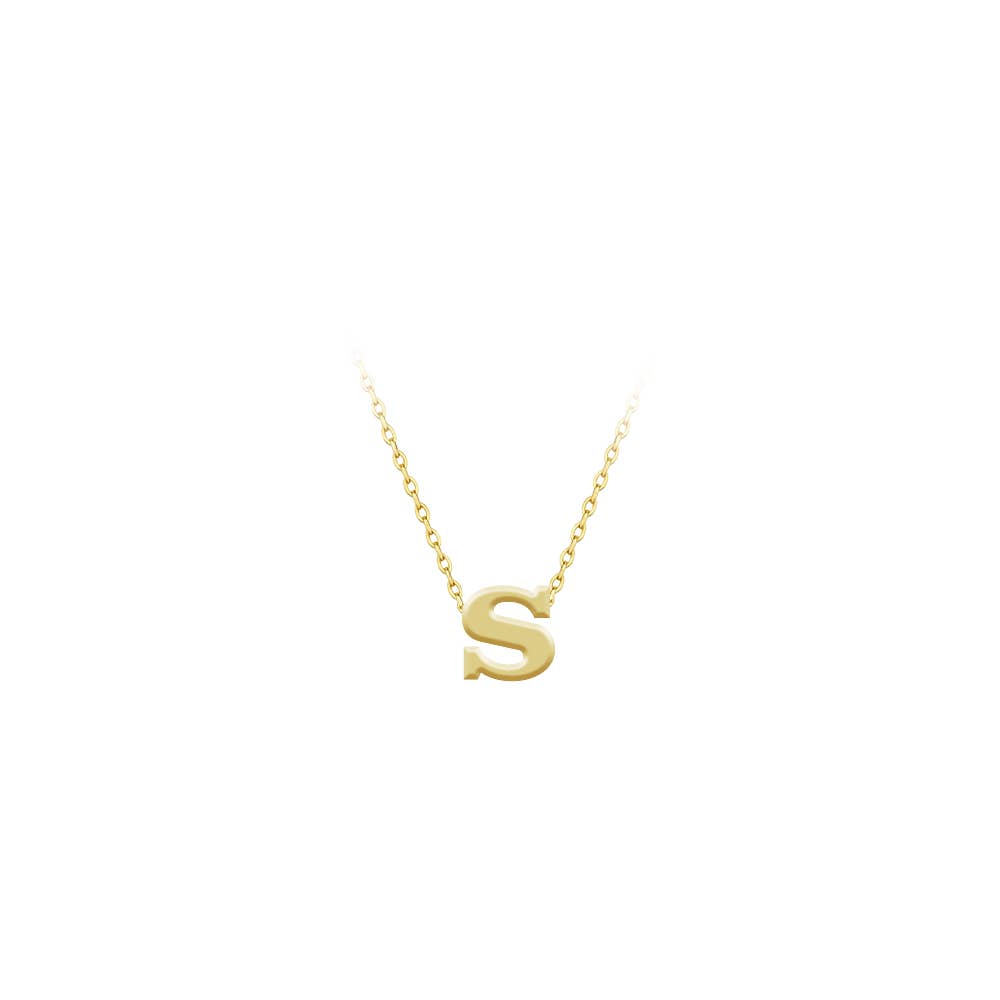 Maya J - Lower Case Mini Initial Necklaces
