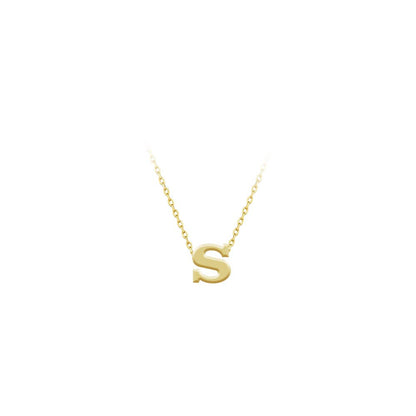 Maya J - Lower Case Mini Initial Necklaces
