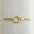 Howard's - Narelle Waterproof Cable & Snake Chain Bracelet