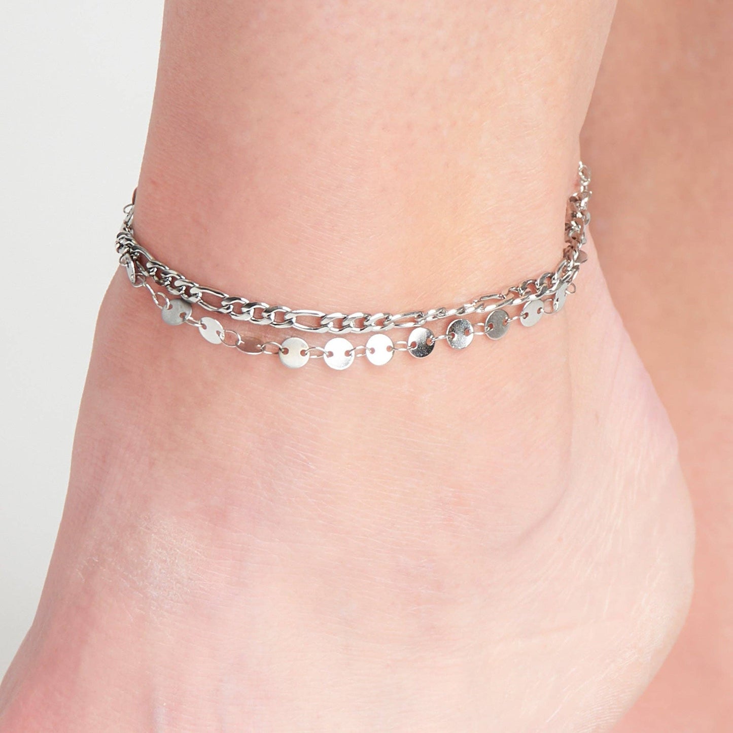 Howard's - Narelle Waterproof Multi Row Figaro Chain Anklet