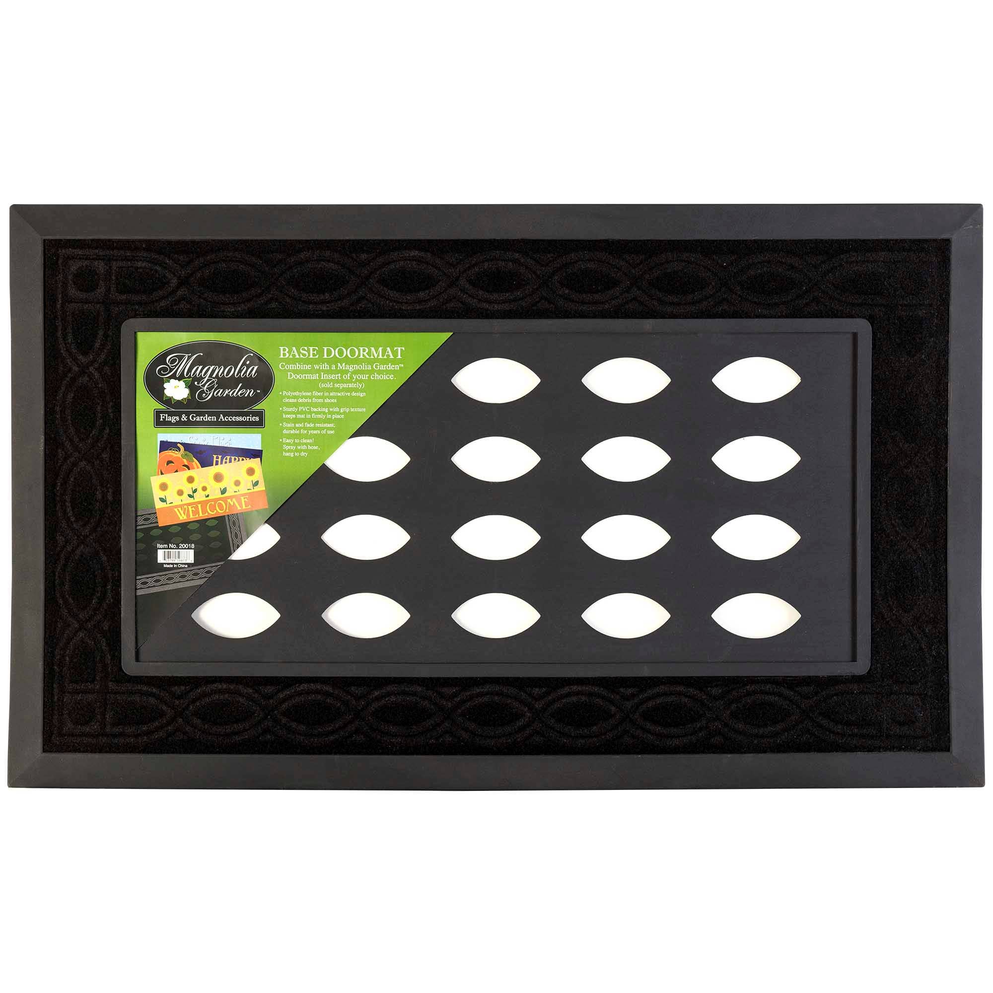 Magnolia - DECORATIVE DOORMAT TRAY RUBBER