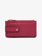 Jen & Co. - WL2541 Mae Multi-Card Wallet w/ Strap Snap Closure