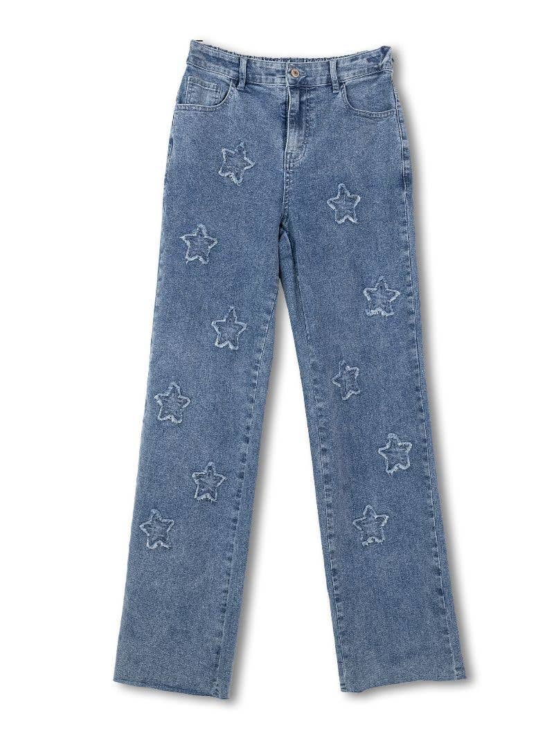 simply southern - Appliqued Star Pants