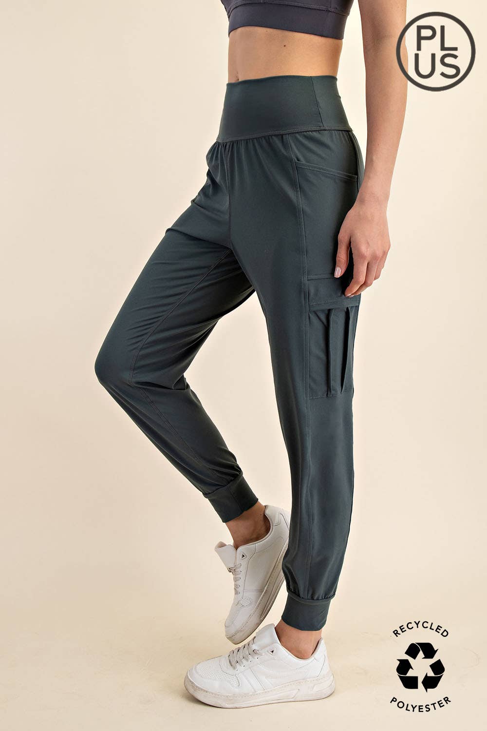 Rae Mode - PLUS SIZE BUTTER JOGGER WITH SIDE POCKETS