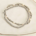 Howard's - Cross Bracelet Pearl Station Bead Waterproof Narelle Duo Set