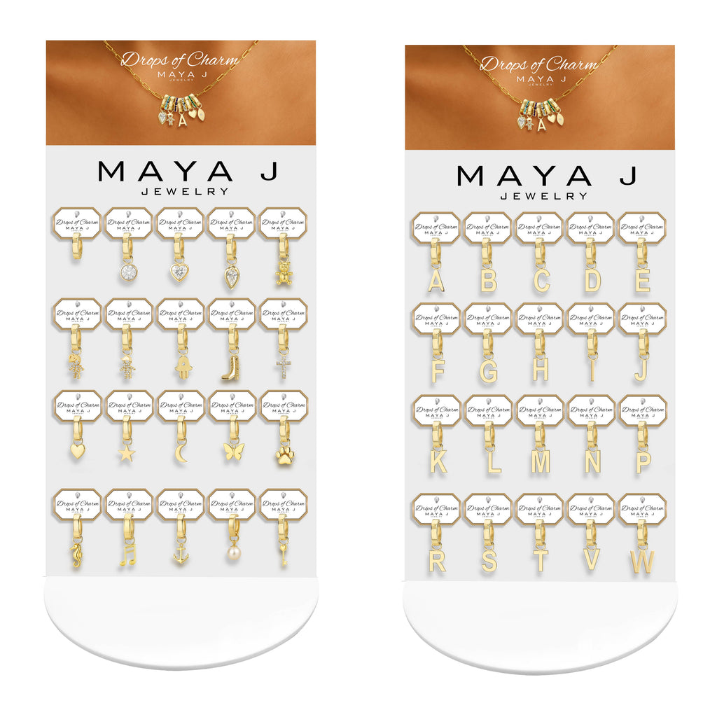Maya J - Mini Drops of Charm - 14K Gold-Plated Brass