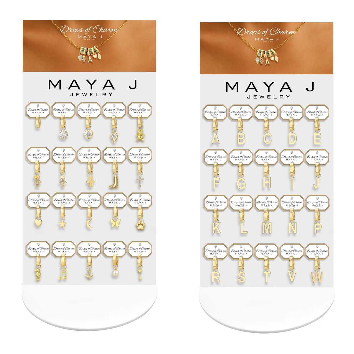 Maya J - Mini Drops of Charm - 14K Gold-Plated Brass