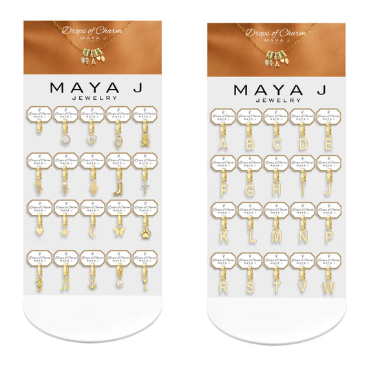 Maya J - Mini Drops of Charm - 14K Gold-Plated Brass