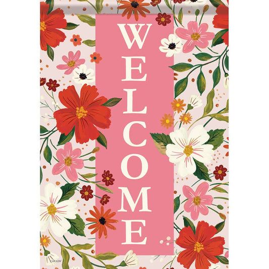 FlagTrends by Carson - "Blush Welcome" Dura Soft™ Garden Flag