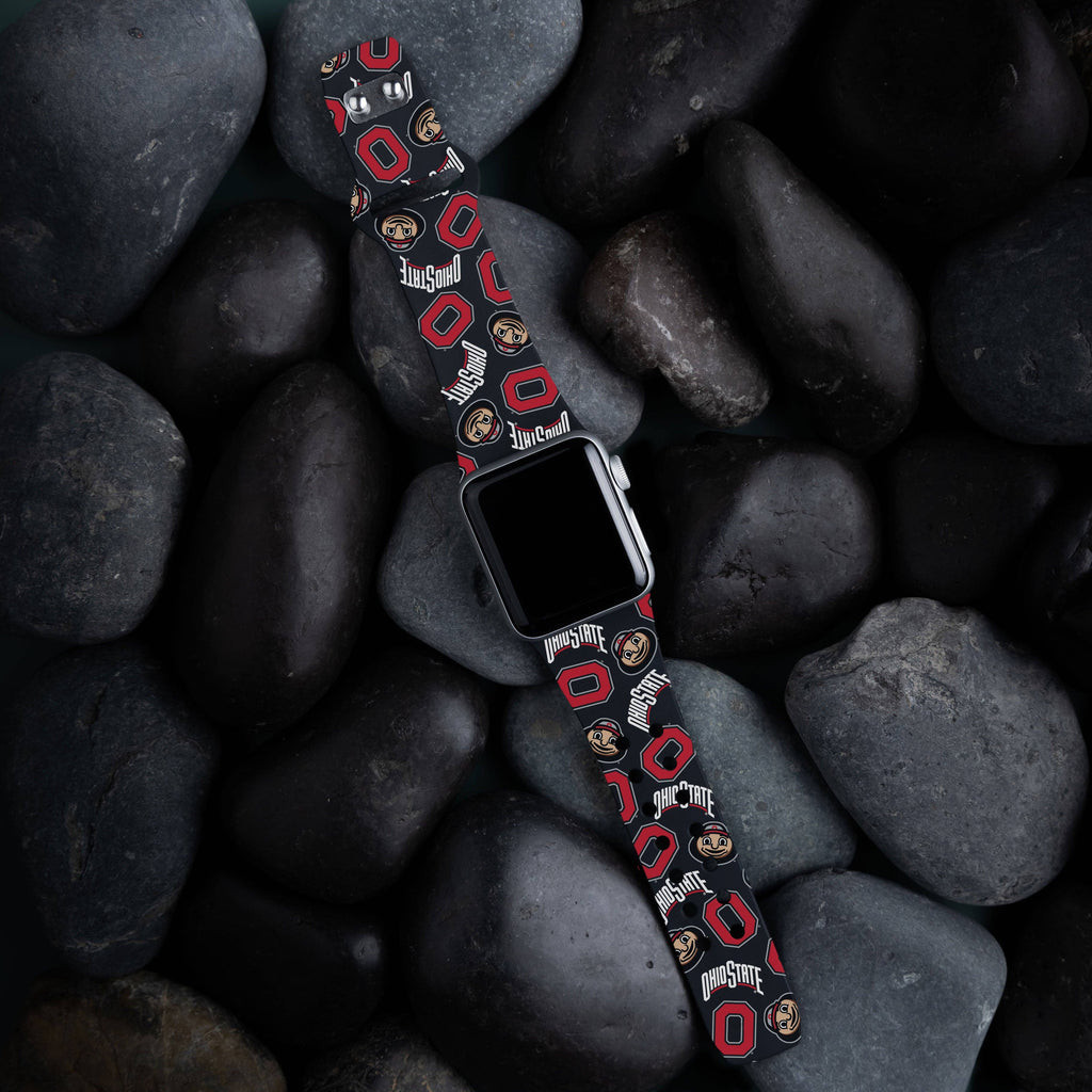 Ohio State Buckeyes HD Apple Watch Band