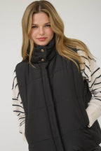 Misty SOLID ZIP UP PUFFER VEST